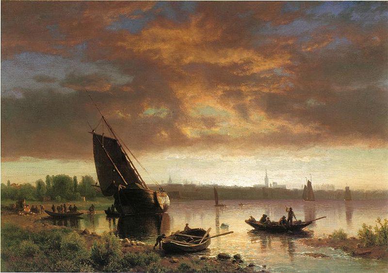 Albert Bierstadt Harbor_Scene